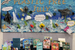 City of Kwinana Plastic Free July library book display (Photo Credit: City of Kwinana)