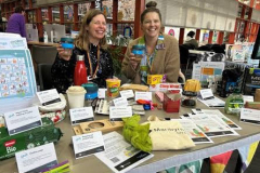 Maribyrnong City Council Plastic Free July library information stall (Photo Credit: Maribyrnong City Council)