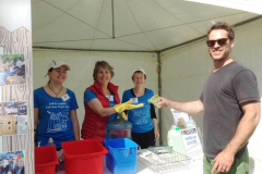 Volunteers at the Washing Up Station