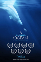 movie poster featuring an underwater photo of a plastic bag