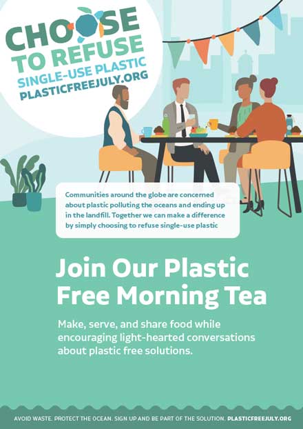Plastic Free Morning Tea Poster