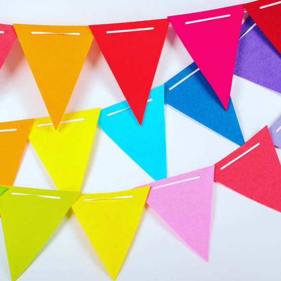 Plastic Free Party Bunting