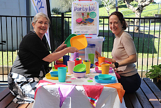 Tweed Shire Council Reusable Party Kit (Photo Credit: Tweed Shire Council)